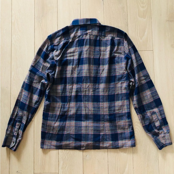 Paul Smith Checkered Cotton Shirt in Blue Made in Italy Size S - Picture 2 of 10